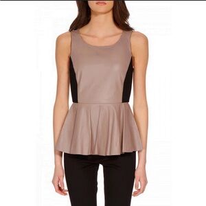 Rebecca Minkoff Marilyn Top. 100% Lamb skin Leather. Size 4. NWT. MSRP $498